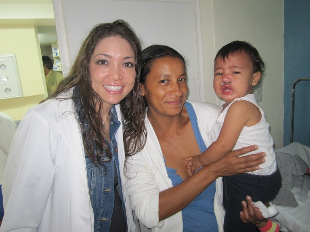 Sato Patient and mother in Guatemala