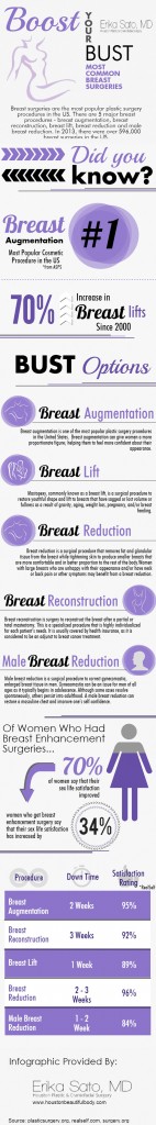 Sato Breast Surgeries infographic